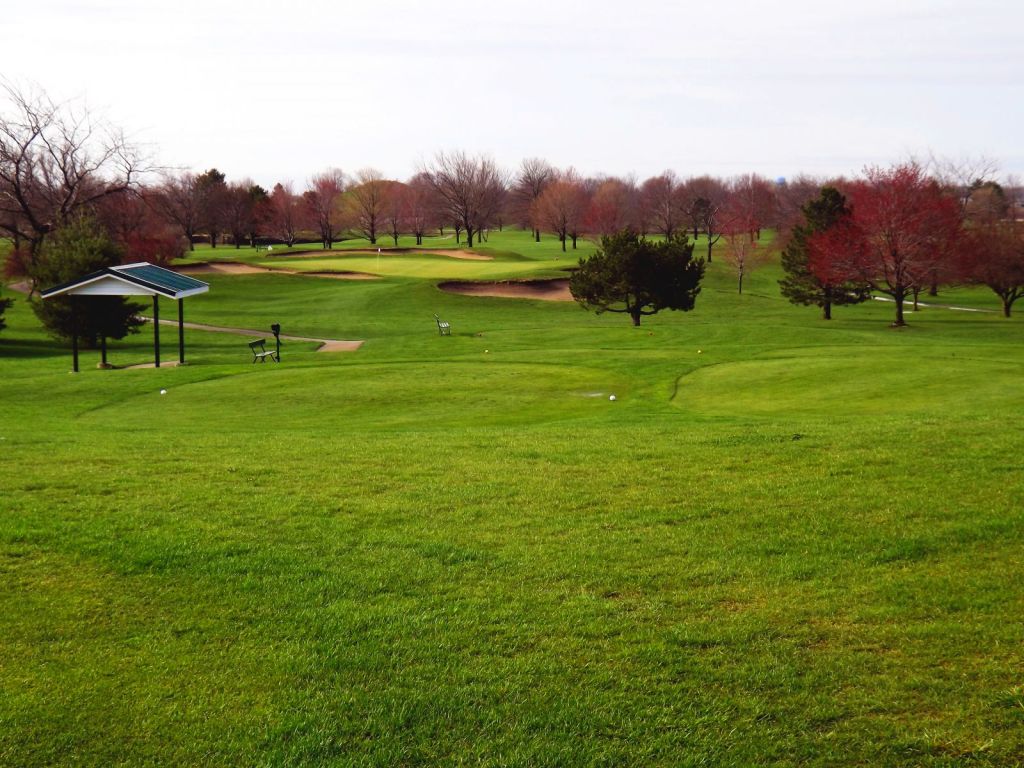 view of golf course fairway